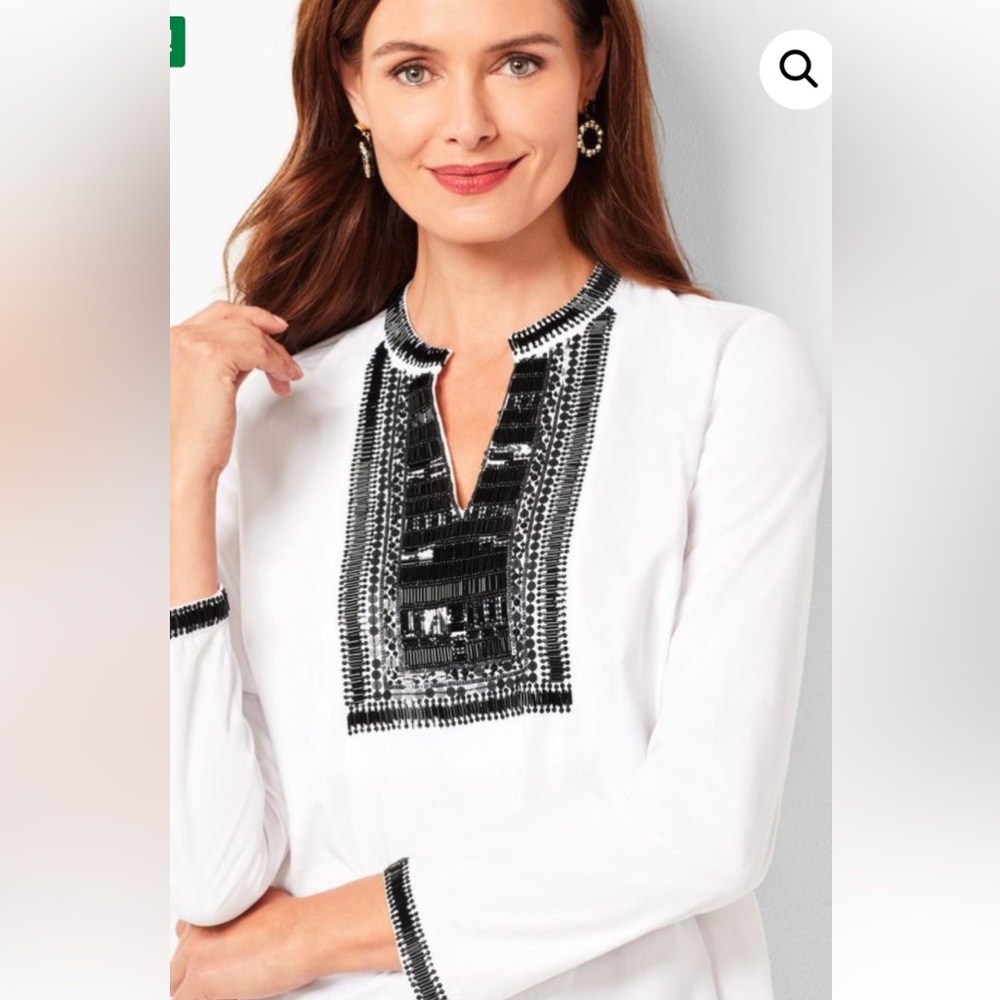 RSVP by Talbots embellished tunic. NWT. Retail 139 - Picture 3 of 9